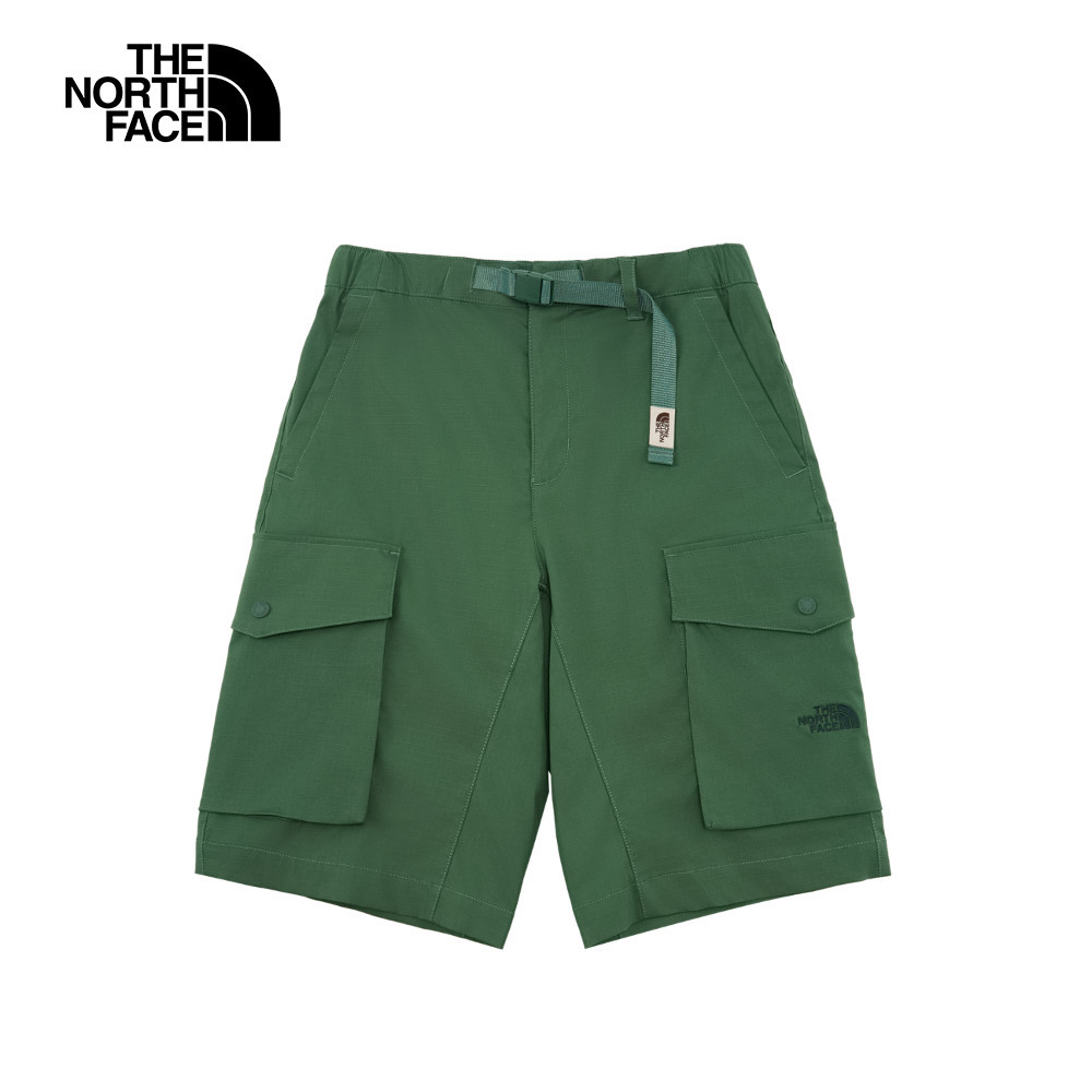 【10/27 12點限時搶購】The North Face北面男款綠色DWR防潑水短褲｜8CM5HCH