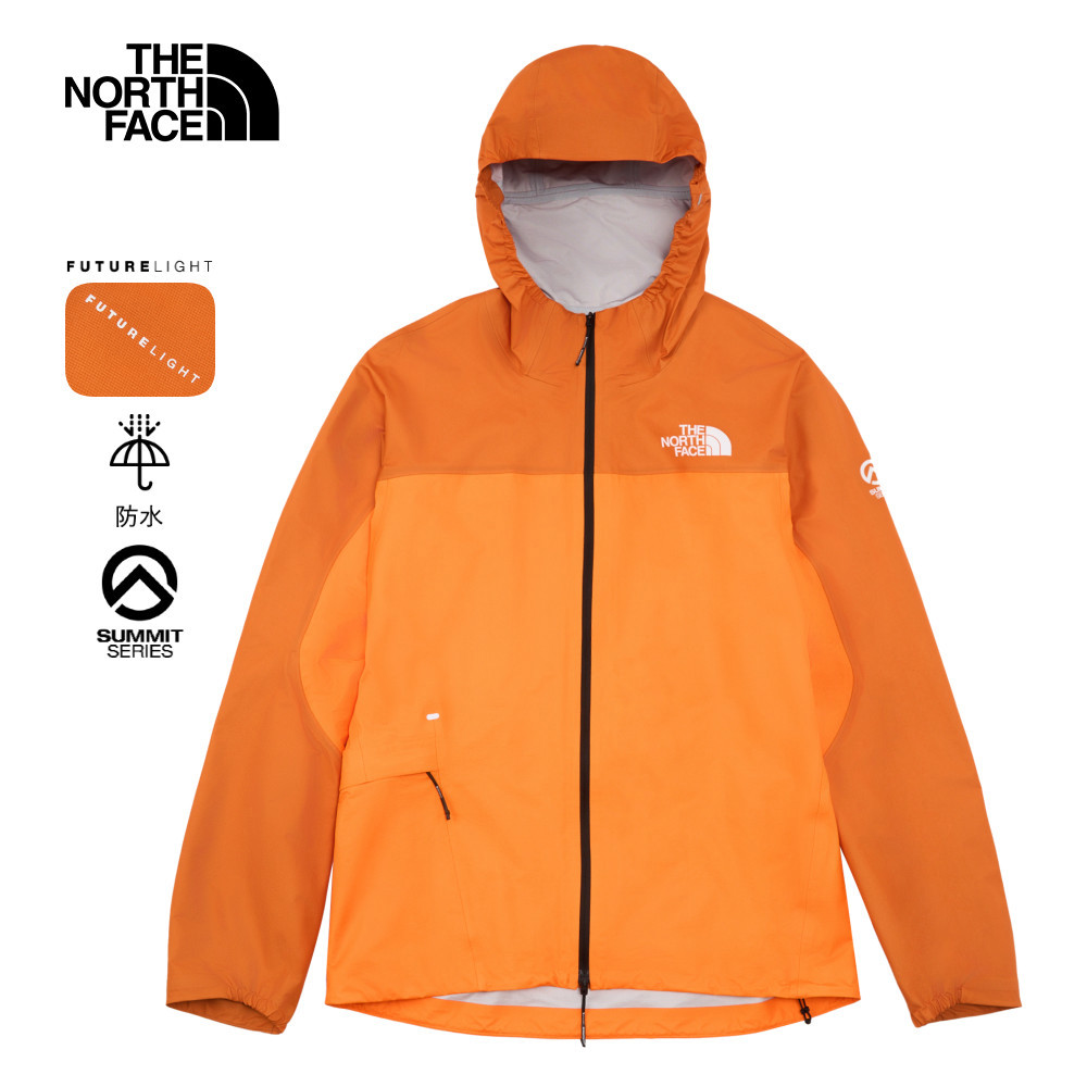 男款橘色FUTURELIGHT防水透氣衝鋒衣｜86WG58B