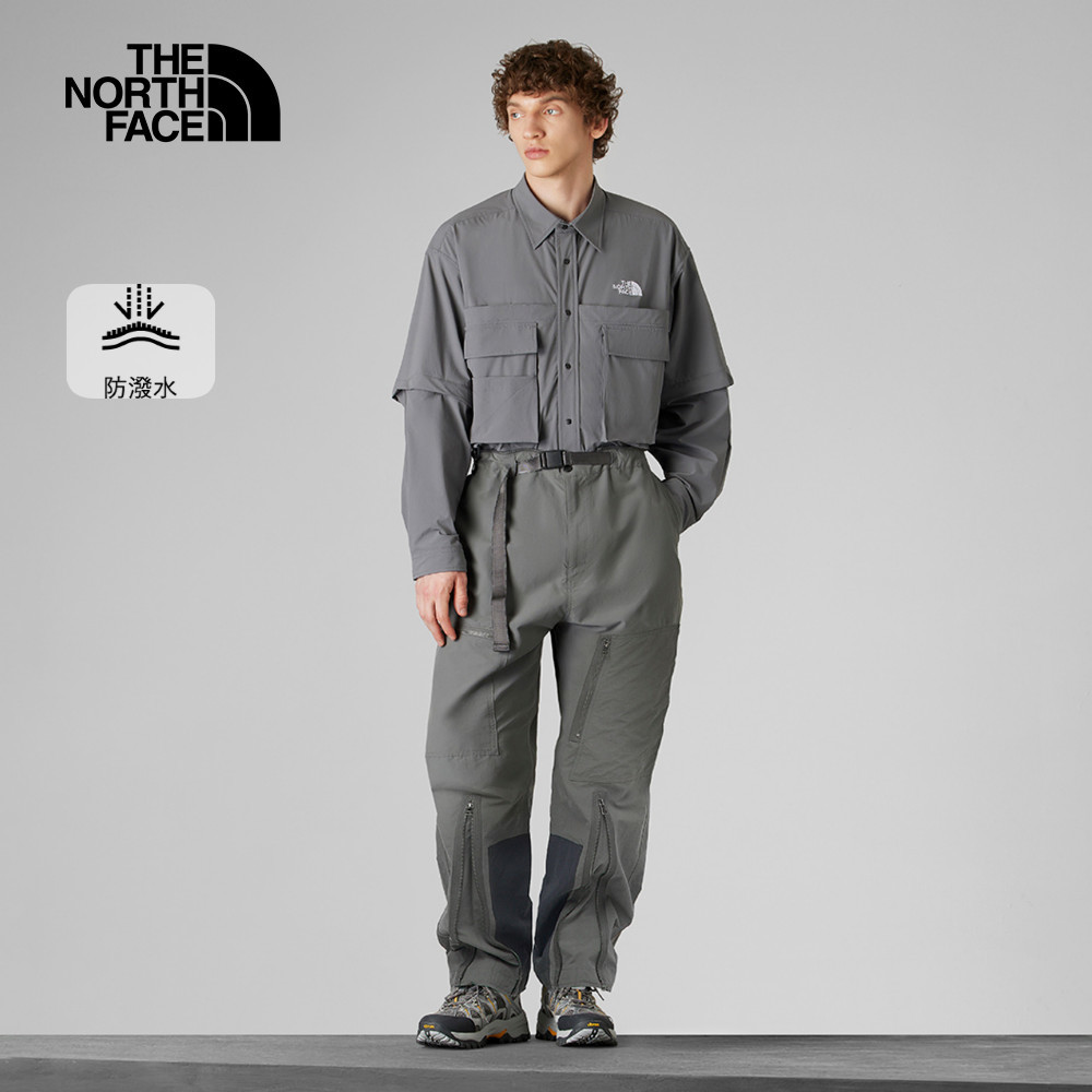 UE男款灰色DWR防潑水長袖襯衫｜8DH90UZ