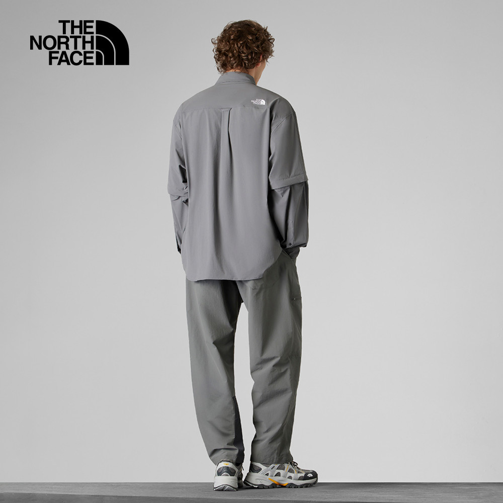 UE男款灰色DWR防潑水長袖襯衫｜8DH90UZ