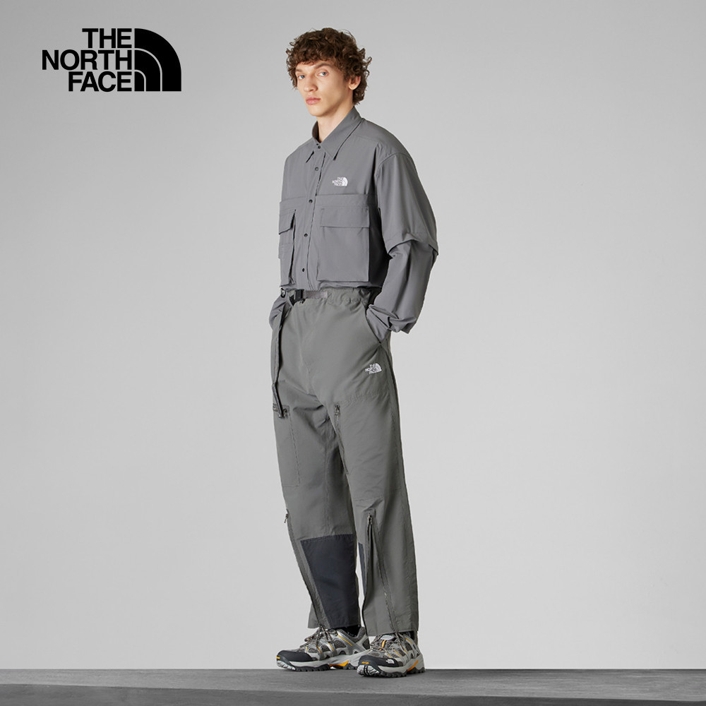 UE男款灰色DWR防潑水長袖襯衫｜8DH90UZ