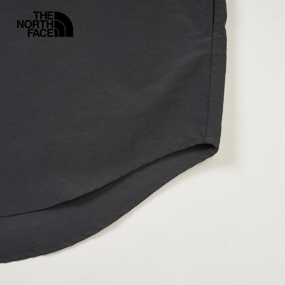 UE男款灰色DWR防潑水長袖襯衫｜8DHF0C5