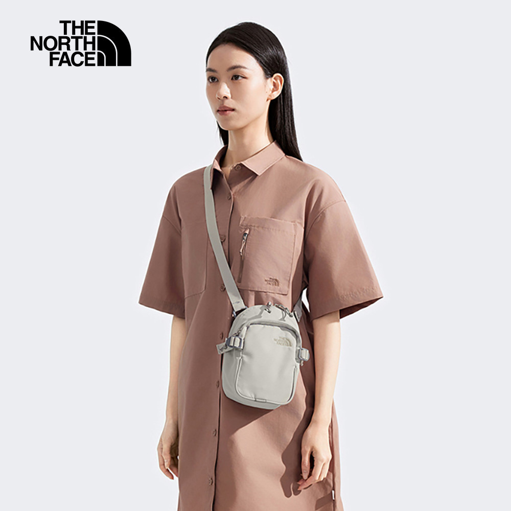 The North Face北面男女款石灰色休閒單肩包｜8C6F7J4