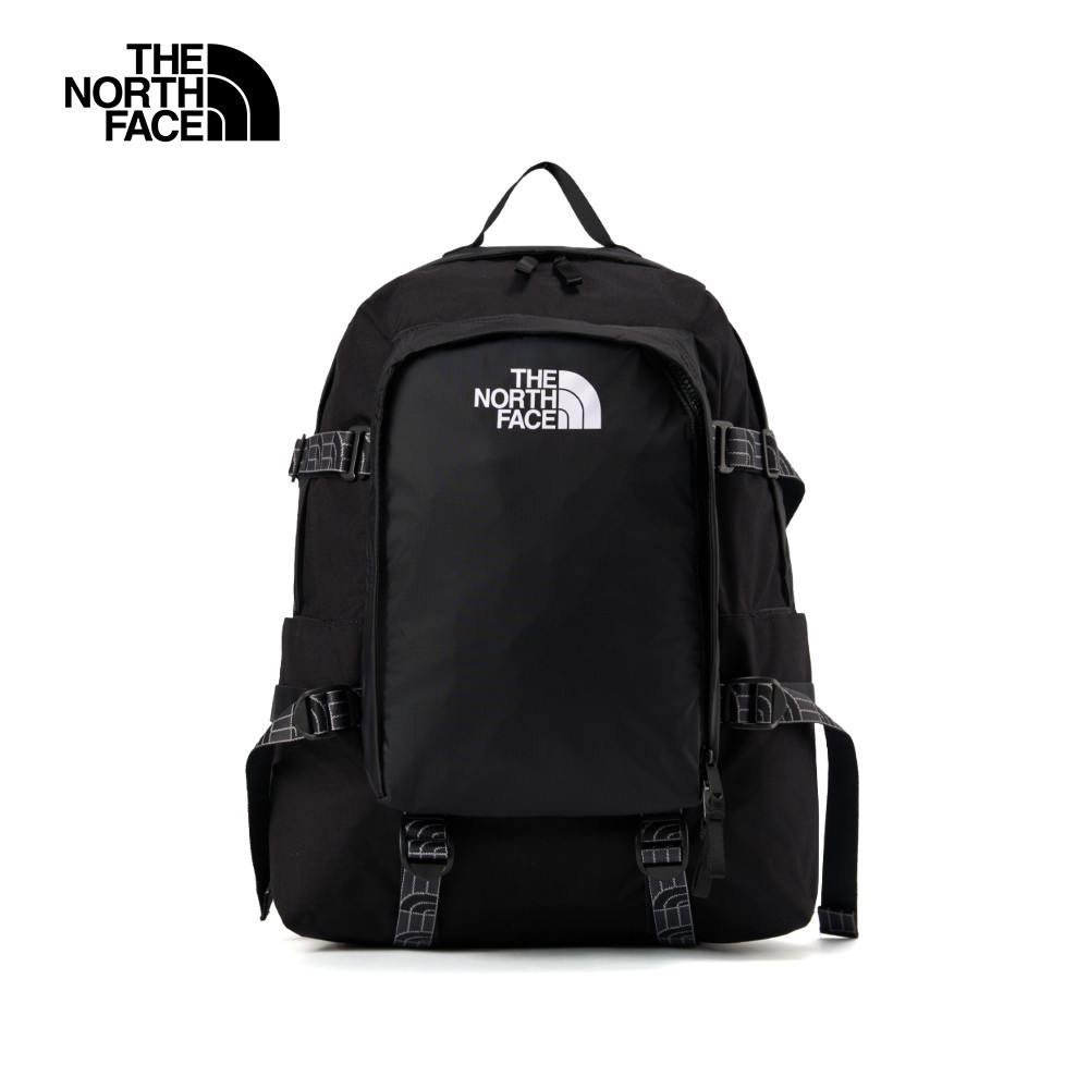 The North Face北面男女款黑色休閒後背包｜8DJJKX7