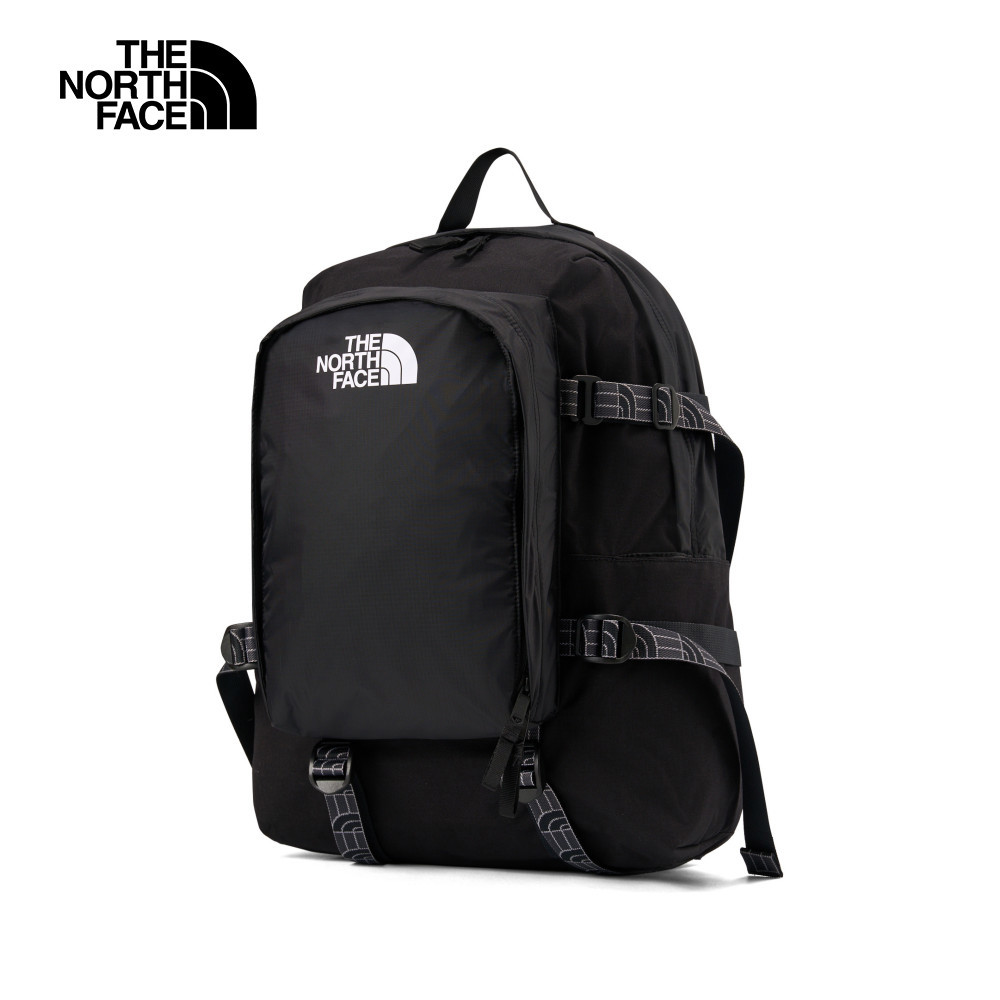 The North Face北面男女款黑色休閒後背包｜8DJJKX7