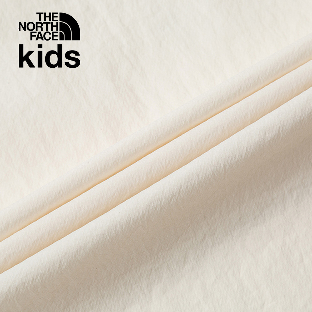 The North Face北面兒童米白色UPF防曬防風外套｜87Z7QLI