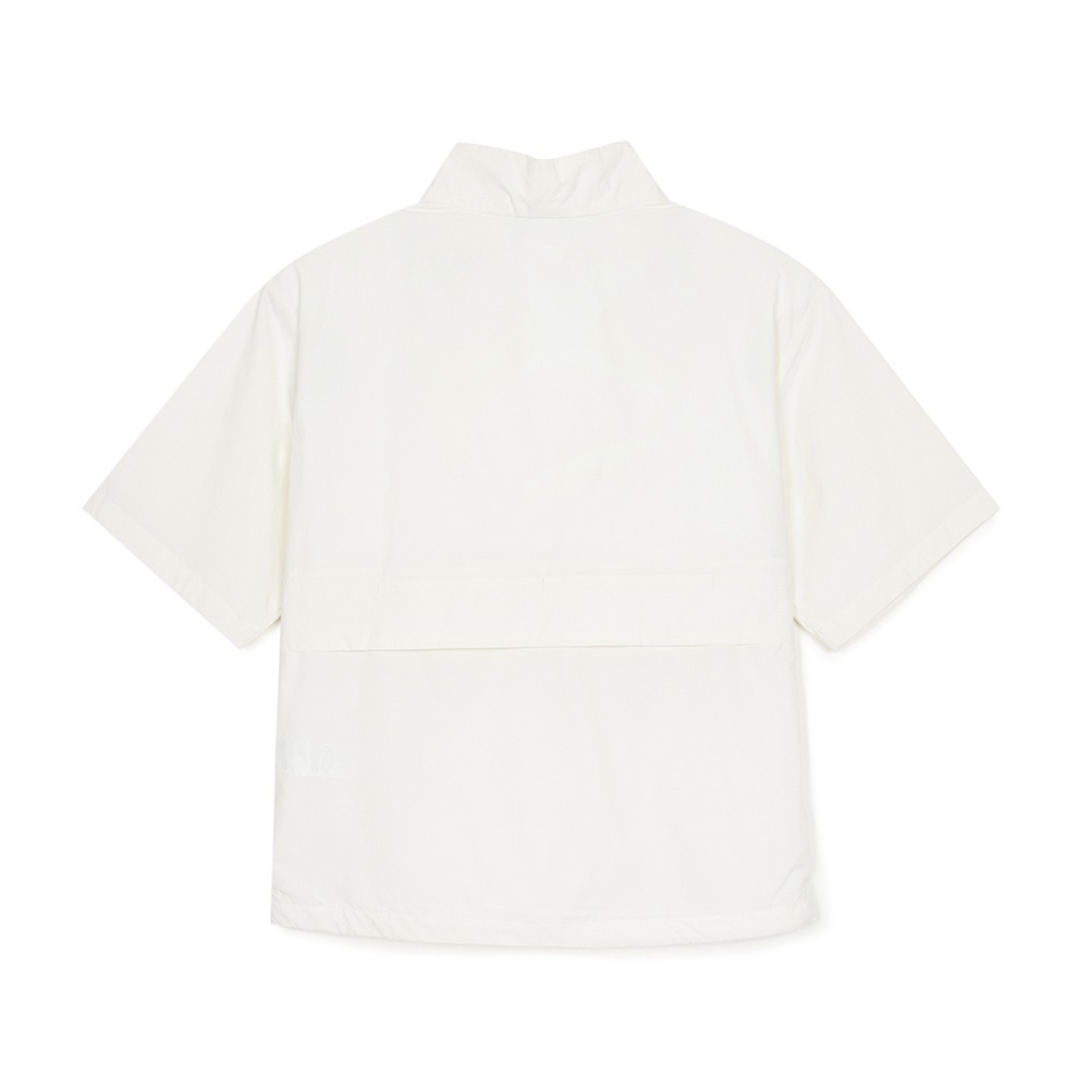 MLB 抗UV 涼感 輕薄 套頭風衣  防風上衣 紐約洋基隊 (3AWJB0553-50IVS)