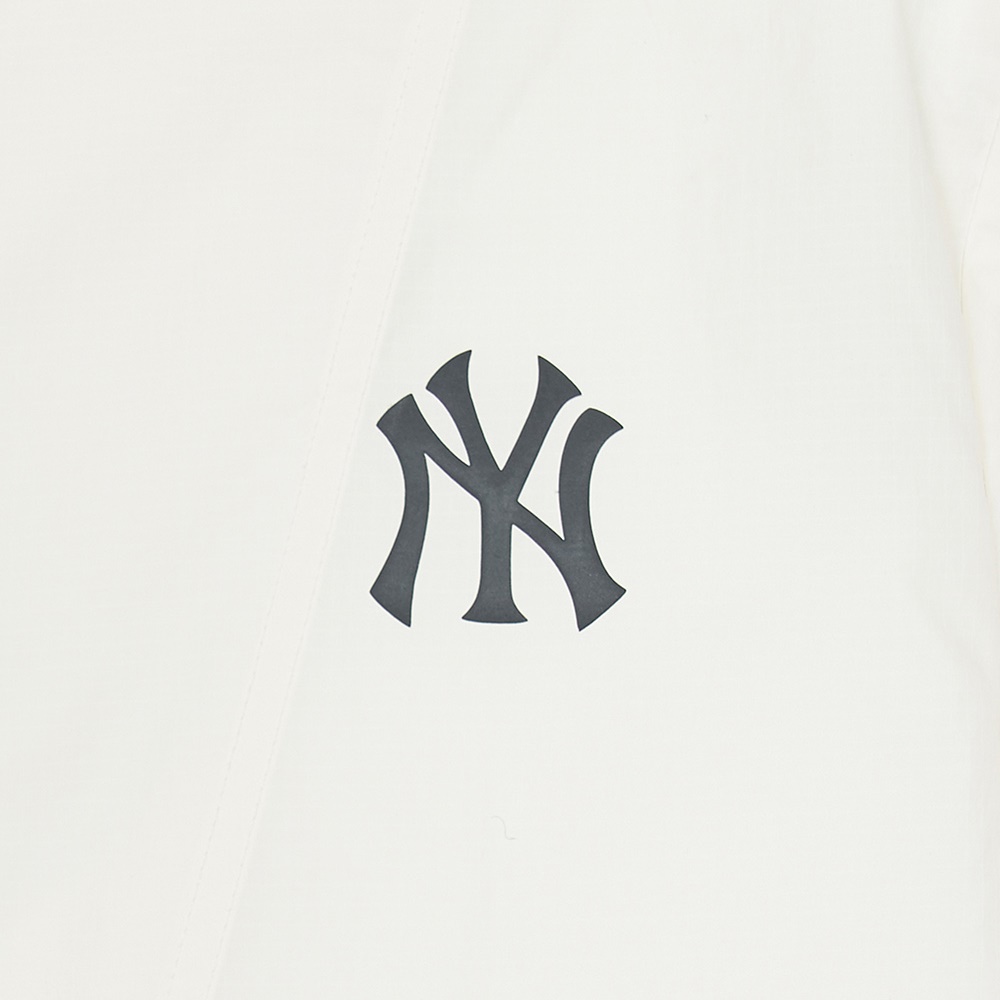 MLB 抗UV 涼感 輕薄 套頭風衣  防風上衣 紐約洋基隊 (3AWJB0553-50IVS)