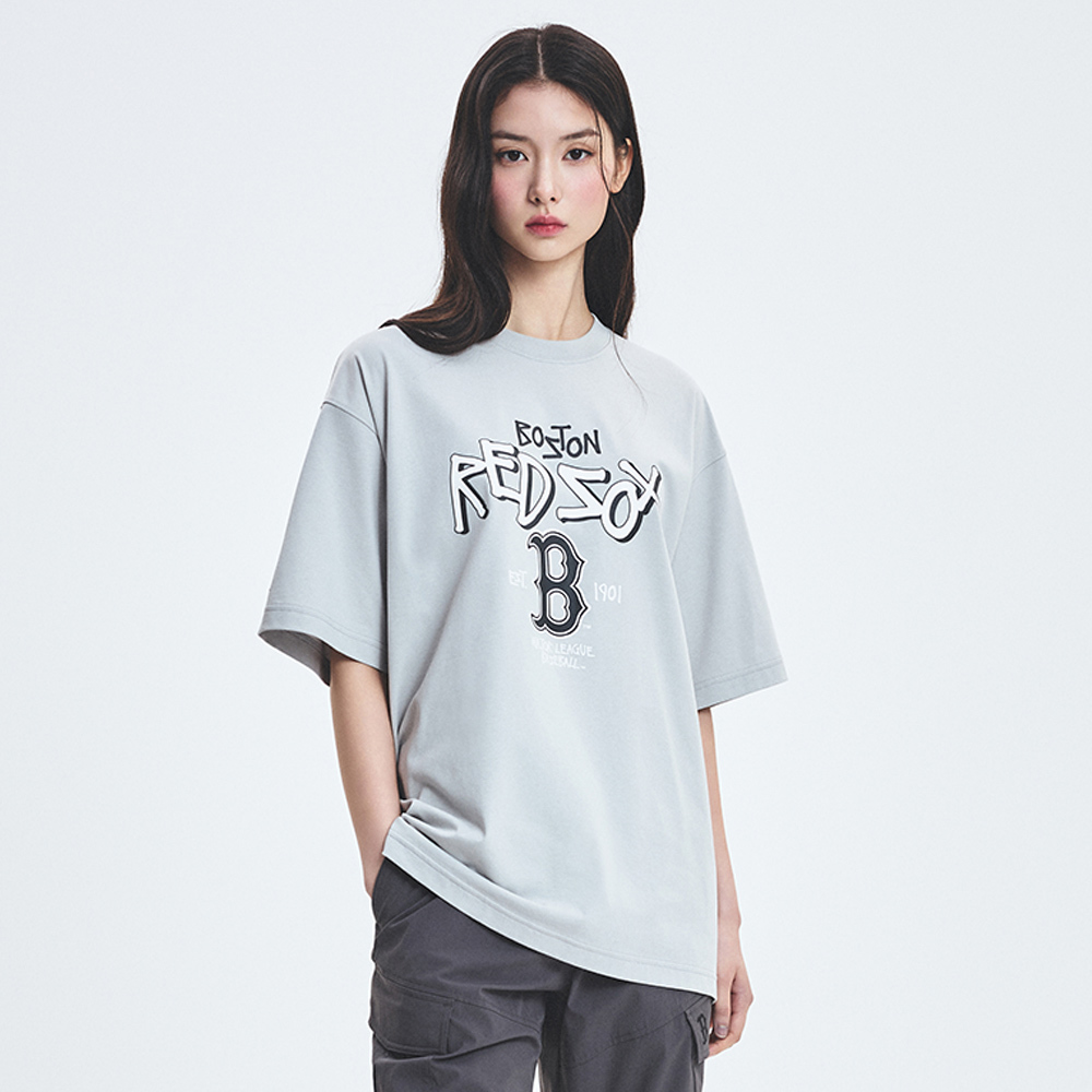 MLB 速乾短袖T恤 波士頓紅襪隊 (3ATSB0553-43GRL)