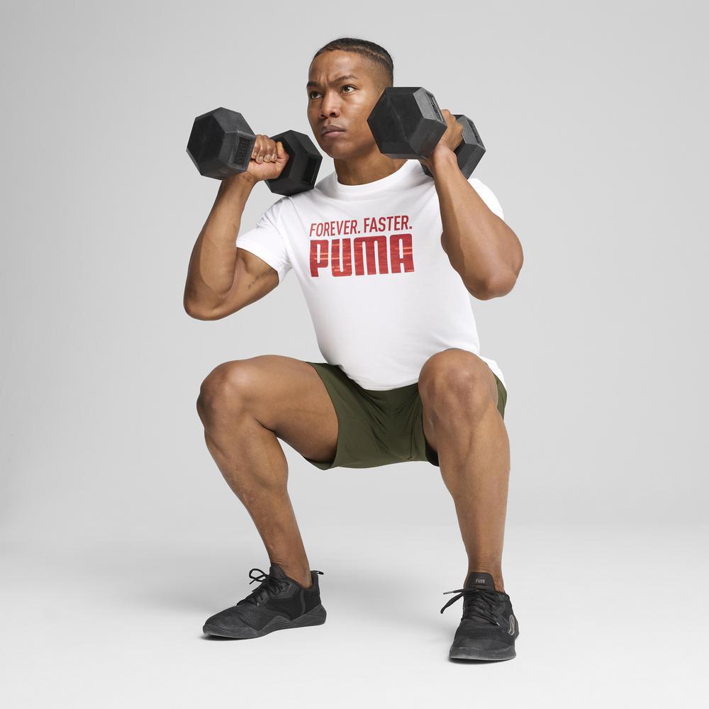 PUMA 訓練系列Forever Faster圖樣短袖T恤 男性