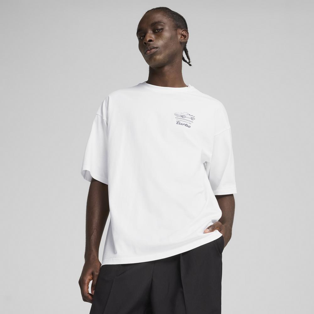 PUMA PL系列圖樣短袖T恤 男性