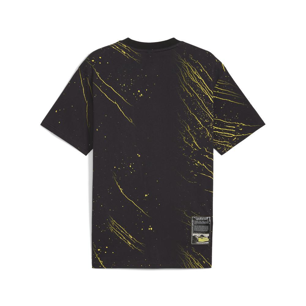 PUMA 法拉利車迷系列Color Splash印花短袖T恤 男性