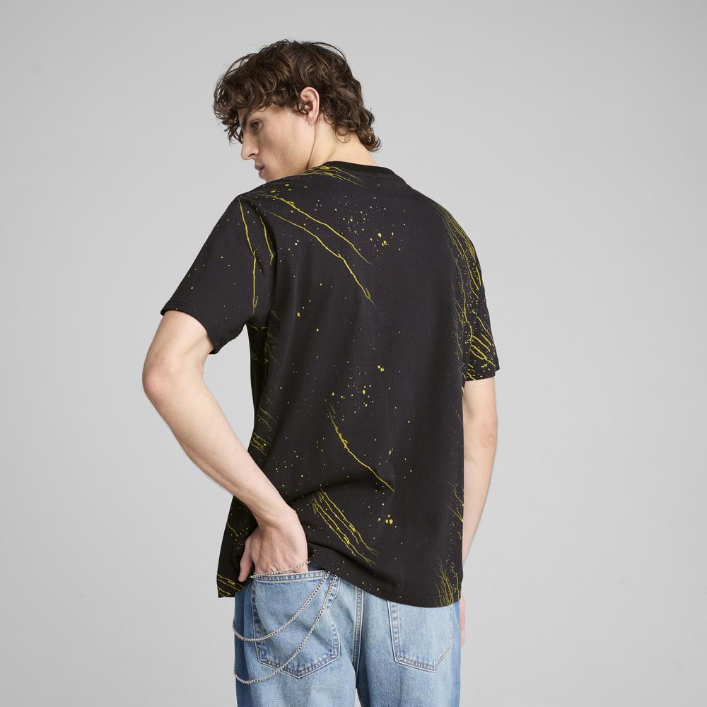 PUMA 法拉利車迷系列Color Splash印花短袖T恤 男性