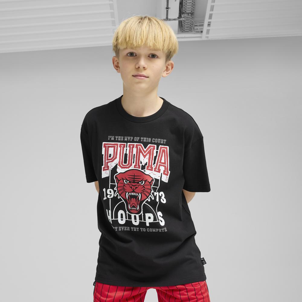 PUMA 基本系列籃球Rival rage短袖T恤 男童