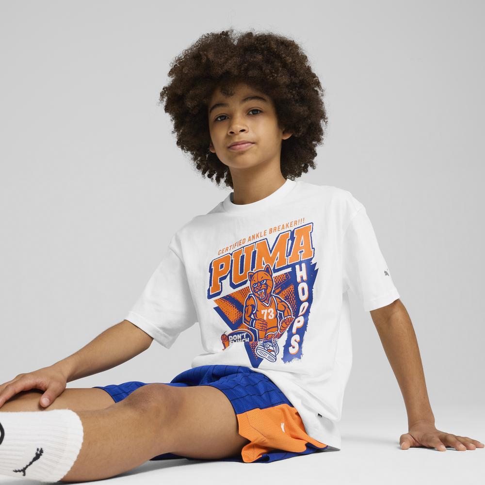PUMA 基本系列籃球Rival rage短袖T恤 男童