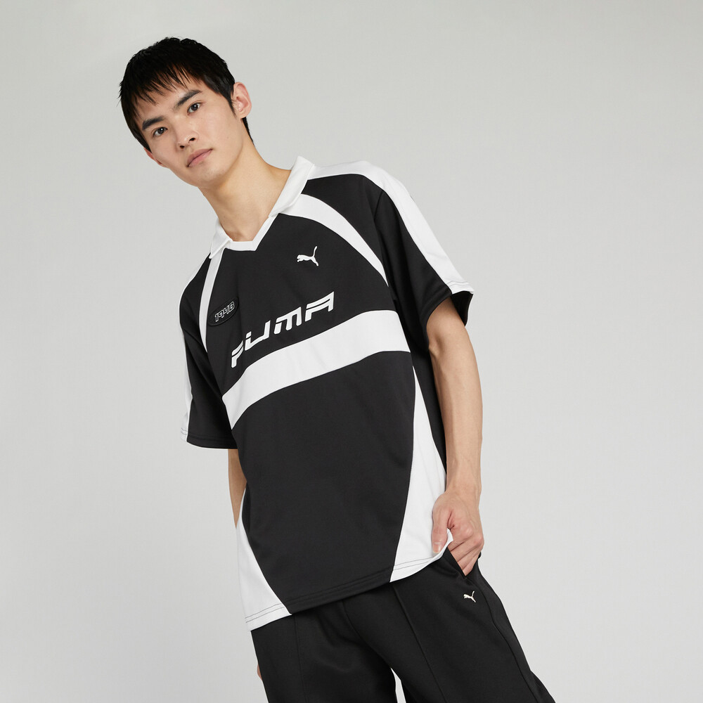 PUMA 流行系列足球風短袖Polo衫 男女共同
