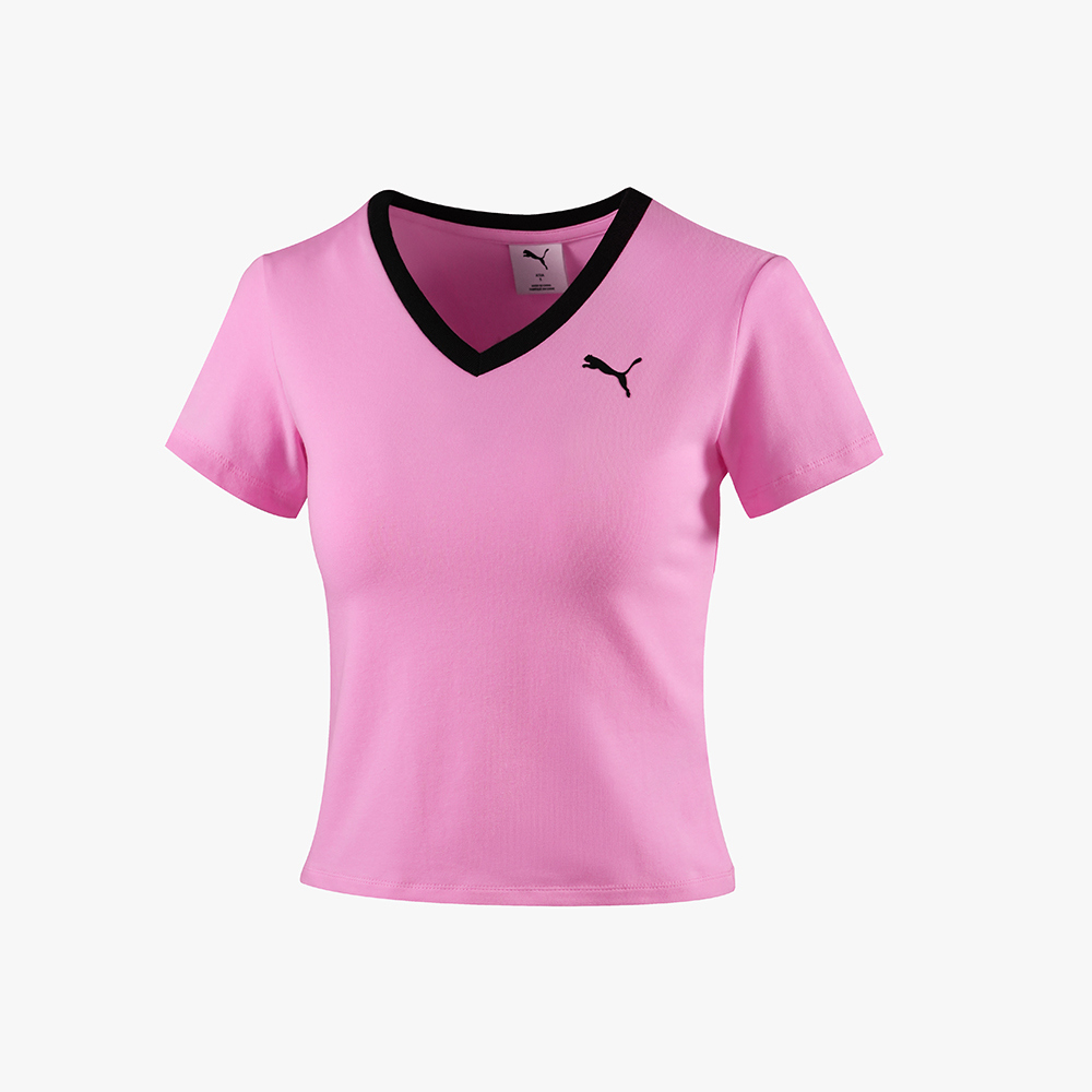 PUMA 流行系列BTG V領短袖T恤 女性