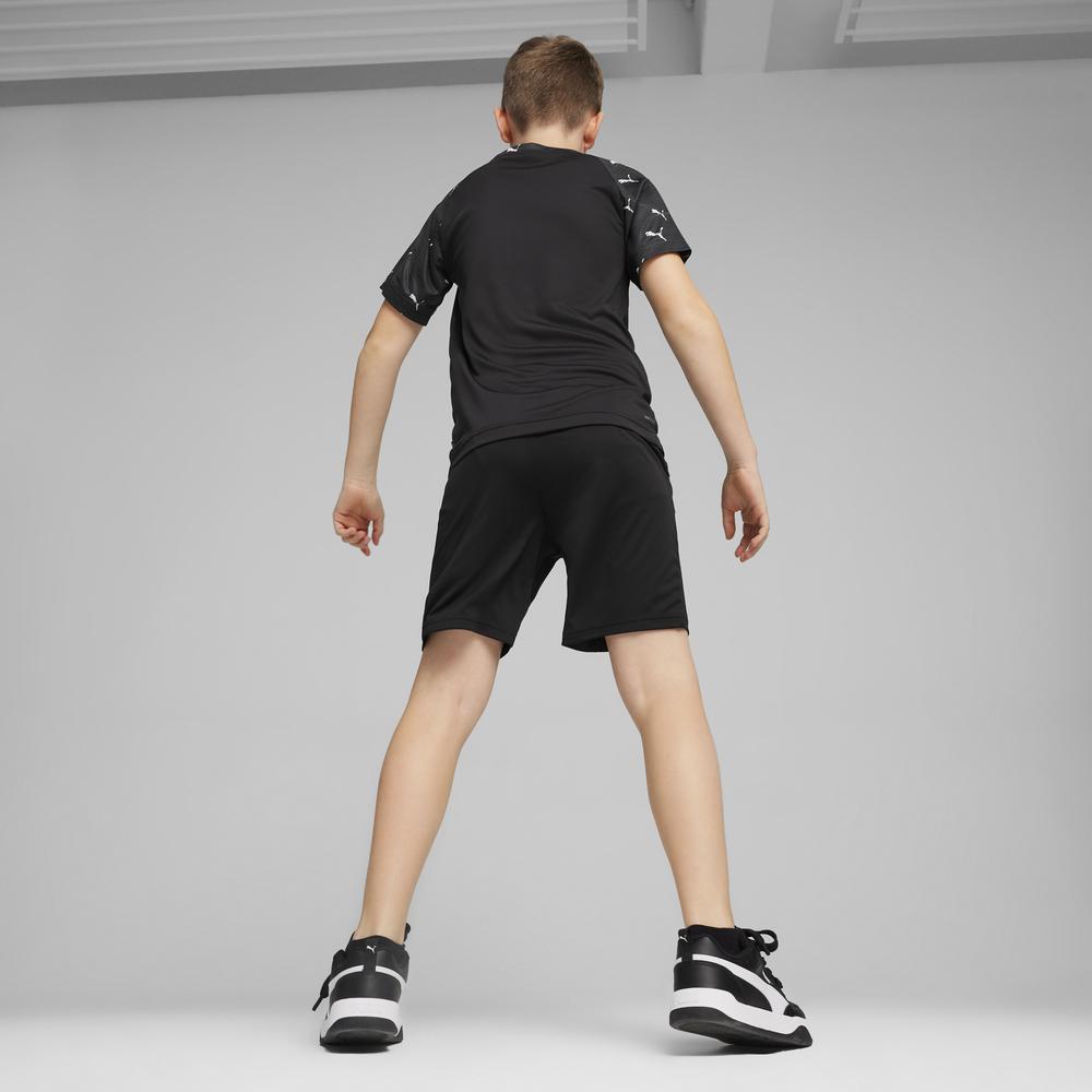 PUMA 基本系列ACTIVE SPORTS印花短袖T恤+短褲組 男童