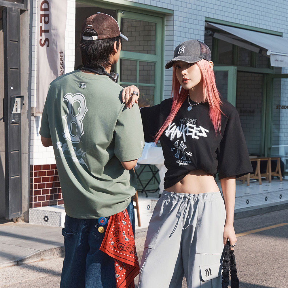 MLB 速乾短袖T恤 紐約洋基隊 (3ATSB0553-50BKS)