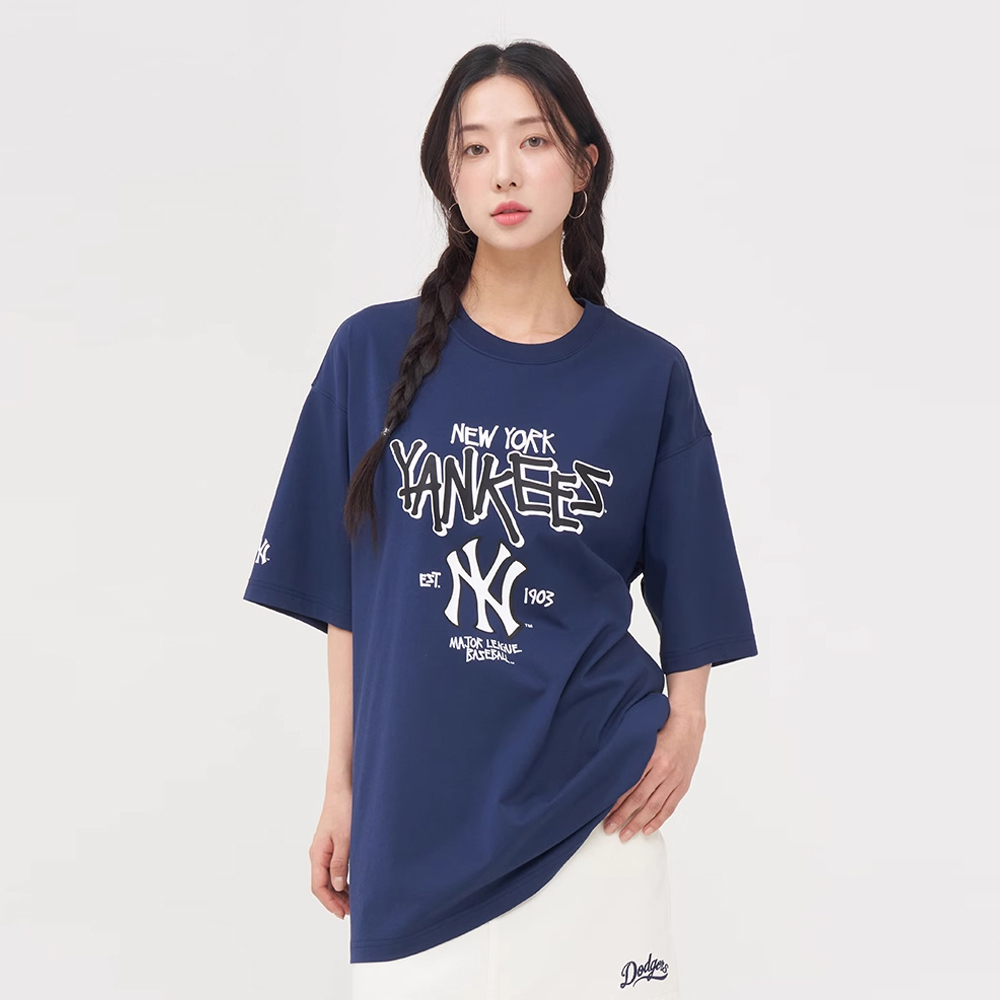 MLB 速乾短袖T恤 紐約洋基隊 (3ATSB0553-50NYS)