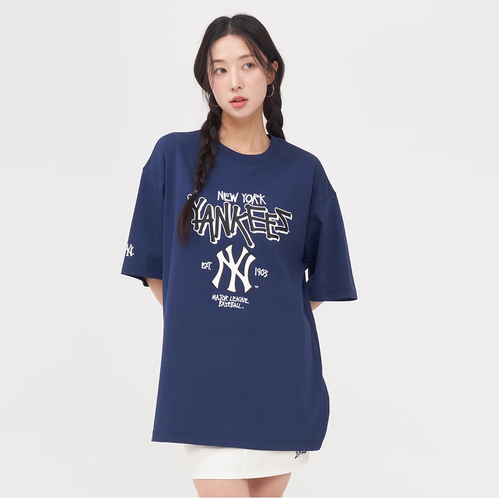 MLB 速乾短袖T恤 紐約洋基隊 (3ATSB0553-50NYS)