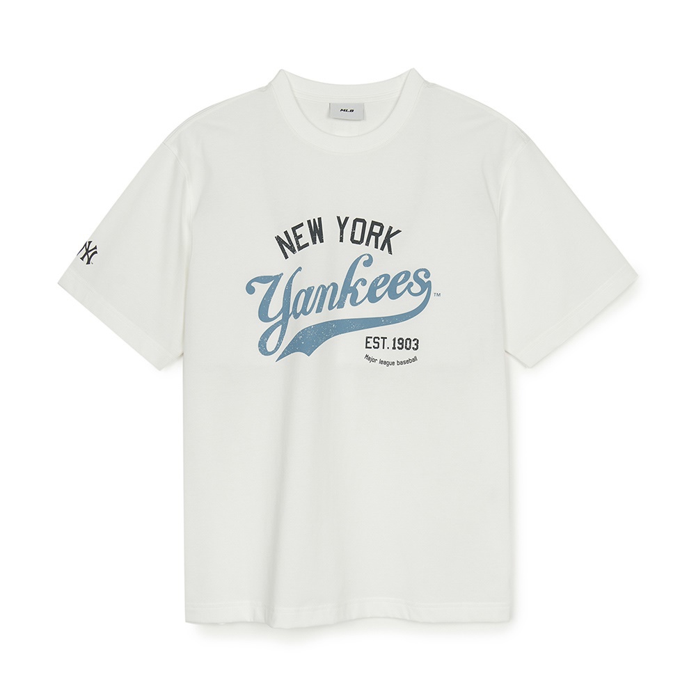 MLB 速乾短袖T恤 紐約洋基隊 (3ATSV0553-50IVS)