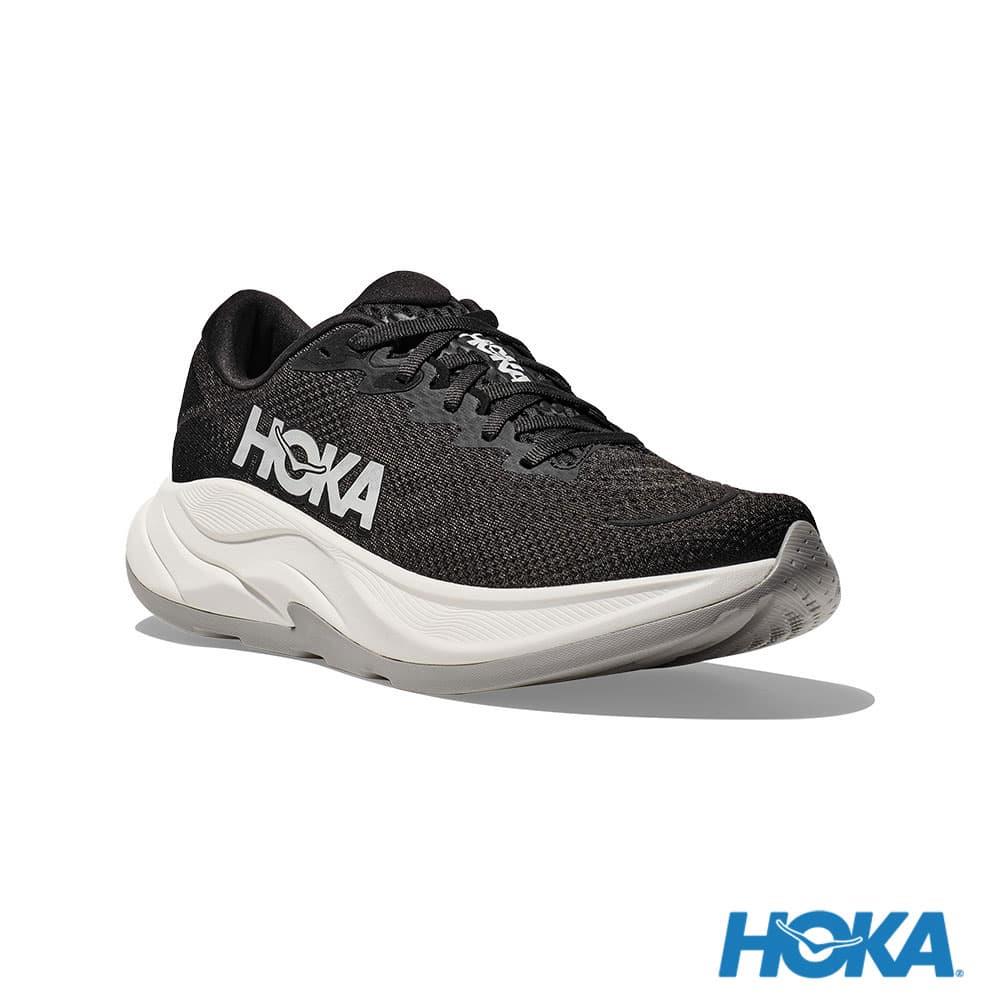 HOKA 男 Rincon 4 寬楦 路跑鞋 黑/白