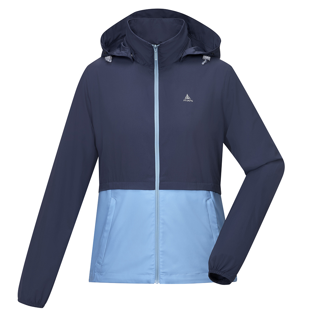 女款蚊瘋不動涼感外套(A1GA2509W霧藍深藍/防曬外套/防蚊外套/涼感)