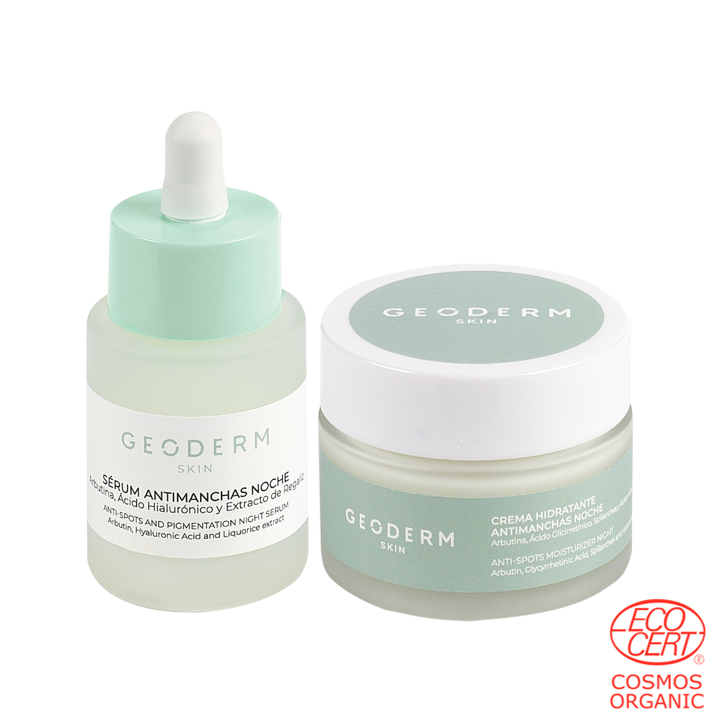 【晚安透亮組】GEODERM赫爾登 熊果素淨白勻膚夜間精華 熊果素淨白勻膚夜間保濕霜