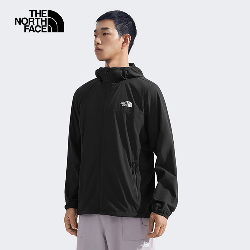 【限時搶購】男款黑色WindWall防風防風外套｜87VYKX7