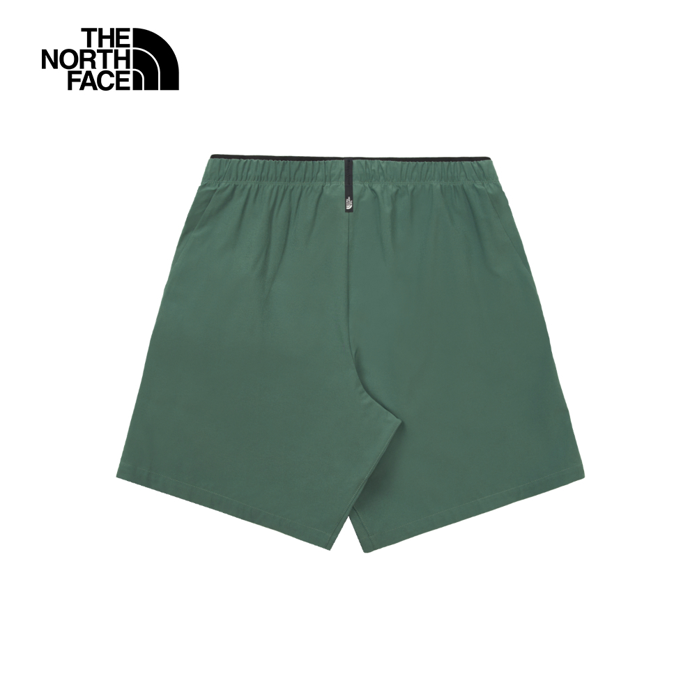 The North Face北面男款綠色DWR防潑水可調節褲腰短褲｜87W5HCH