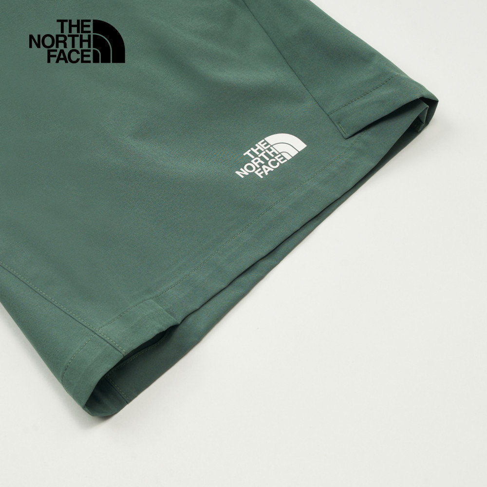 The North Face北面男款綠色DWR防潑水可調節褲腰短褲｜87W5HCH