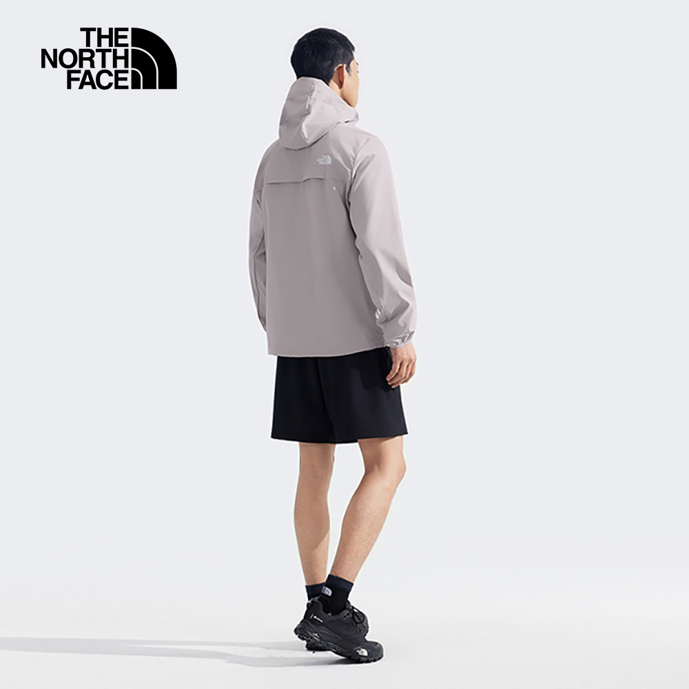 The North Face北面男款灰色吸濕排汗防風外套｜8BWA1OA