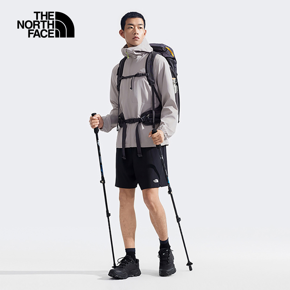 The North Face北面男款灰色吸濕排汗防風外套｜8BWA1OA