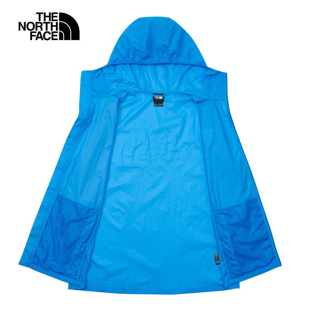 The North Face北面男款藍色UPF防曬連帽外套｜8C0TT4S