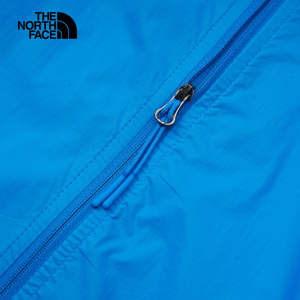 The North Face北面男款藍色UPF防曬連帽外套｜8C0TT4S