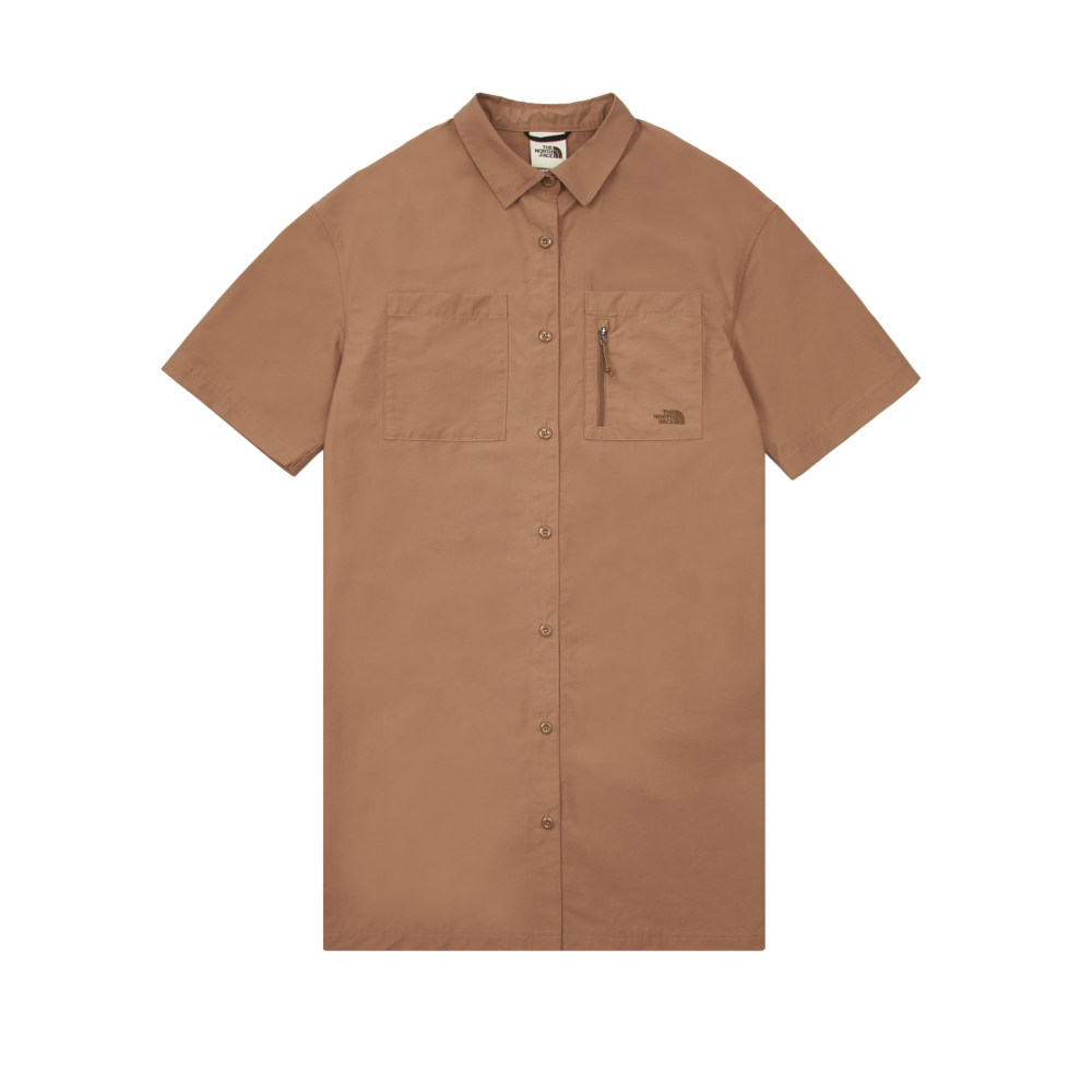 【10/26 12點限時搶購】The North Face北面女款棕色DWR防潑水多口袋休閒裙子｜8C576IH