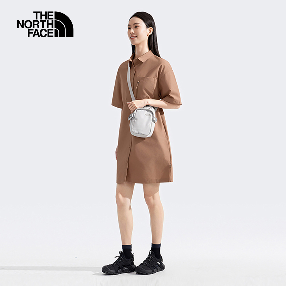 【10/26 12點限時搶購】The North Face北面女款棕色DWR防潑水多口袋休閒裙子｜8C576IH
