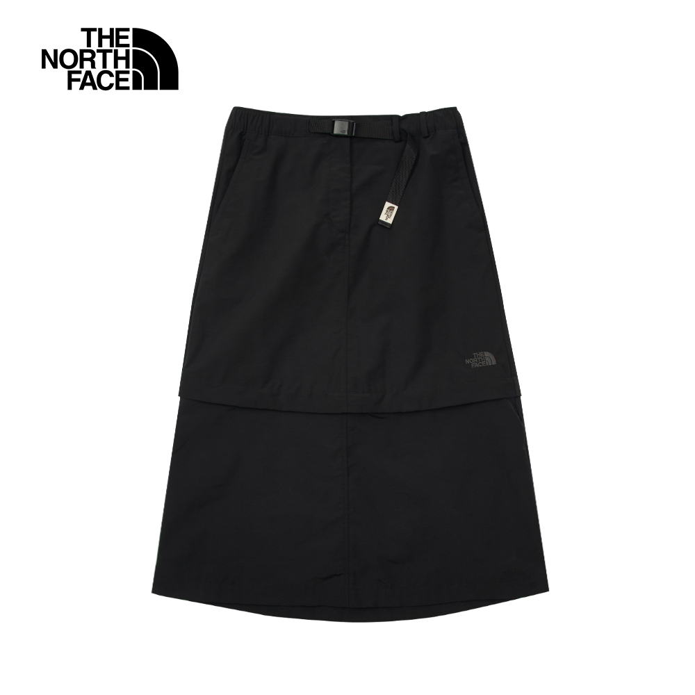 The North Face北面女款黑色DWR防潑水可拆卸短裙｜8C59JK3