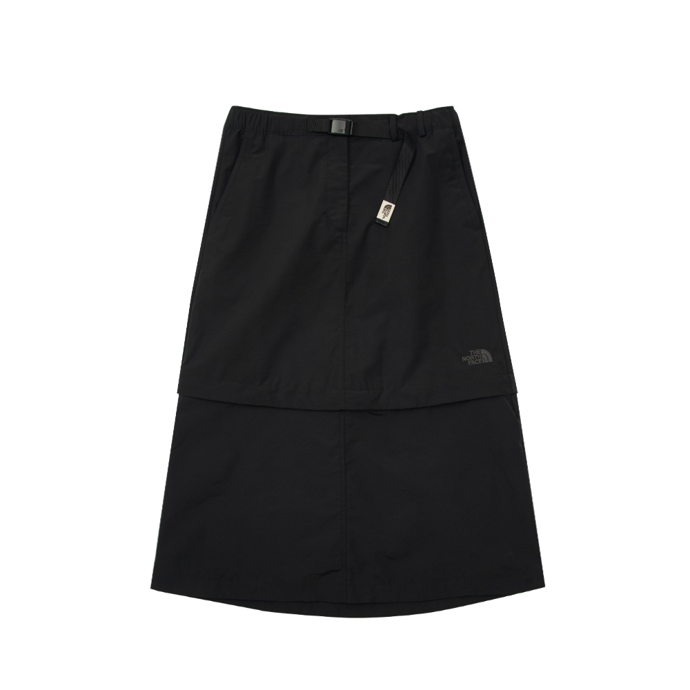 The North Face北面女款黑色DWR防潑水可拆卸短裙｜8C59JK3