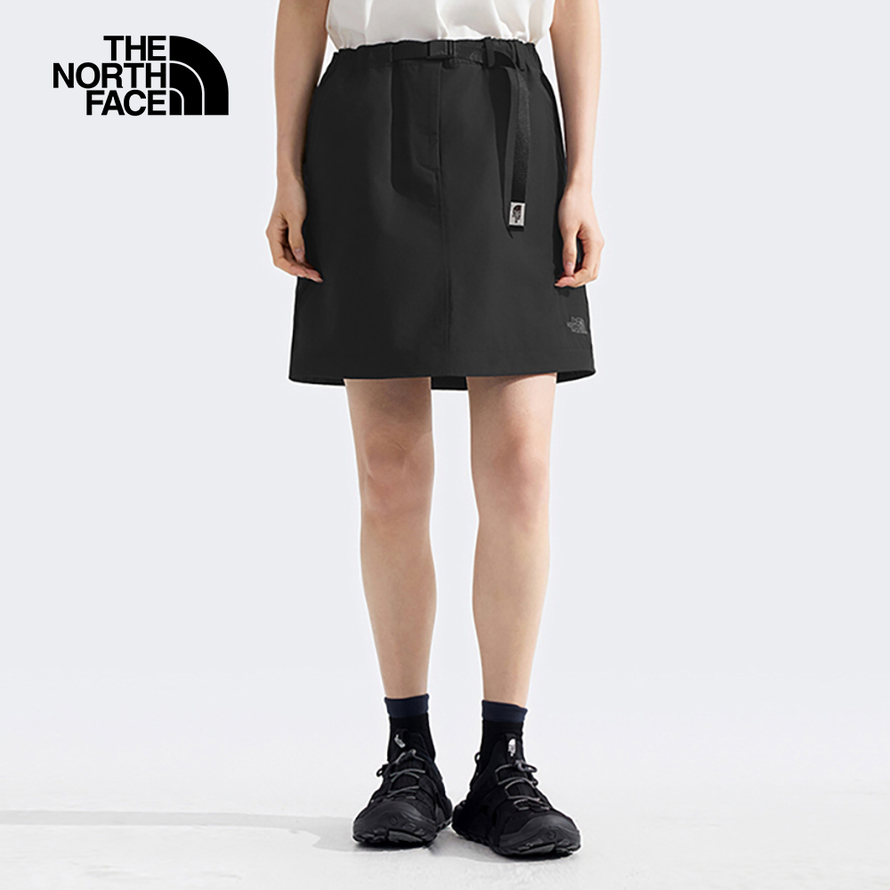 The North Face北面女款黑色DWR防潑水可拆卸短裙｜8C59JK3