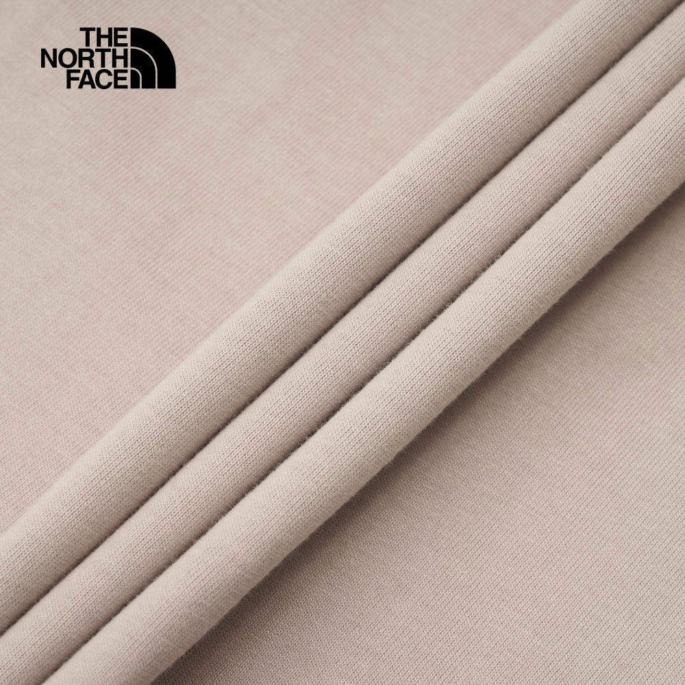 The North Face北面女款灰色大尺寸印花短袖T恤｜8DCB1OA