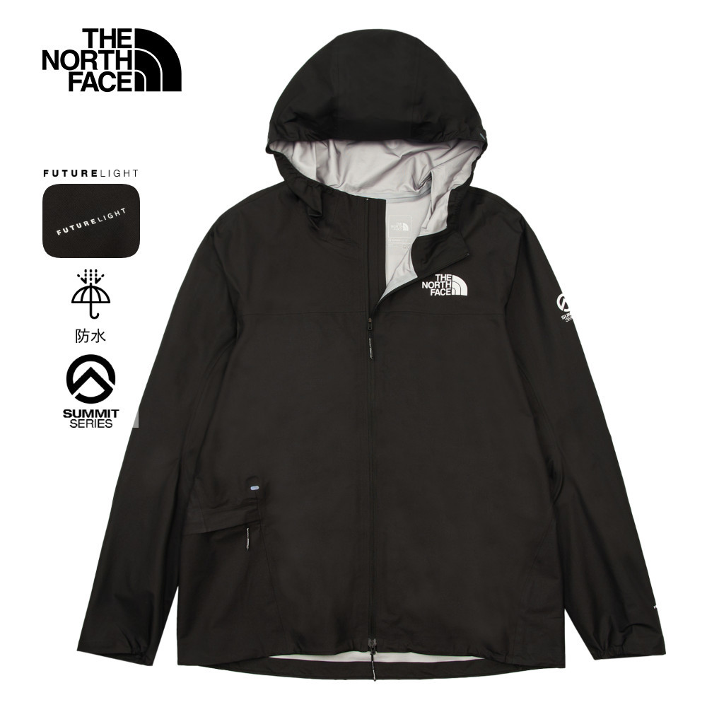 The North Face 男款黑色FUTURELIGHT防水透氣衝鋒衣｜86WGJK3－優能運動用