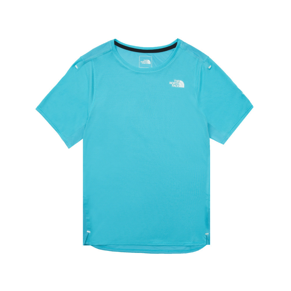 女款藍色吸濕排汗短袖T恤｜88X96IB