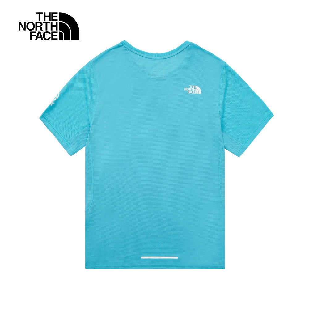 女款藍色吸濕排汗短袖T恤｜88X96IB