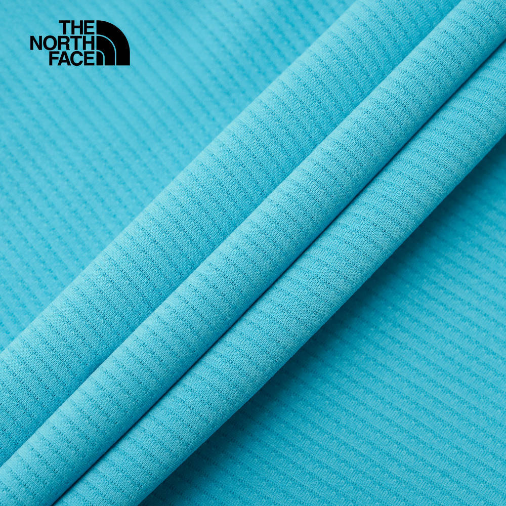 女款藍色吸濕排汗短袖T恤｜88X96IB