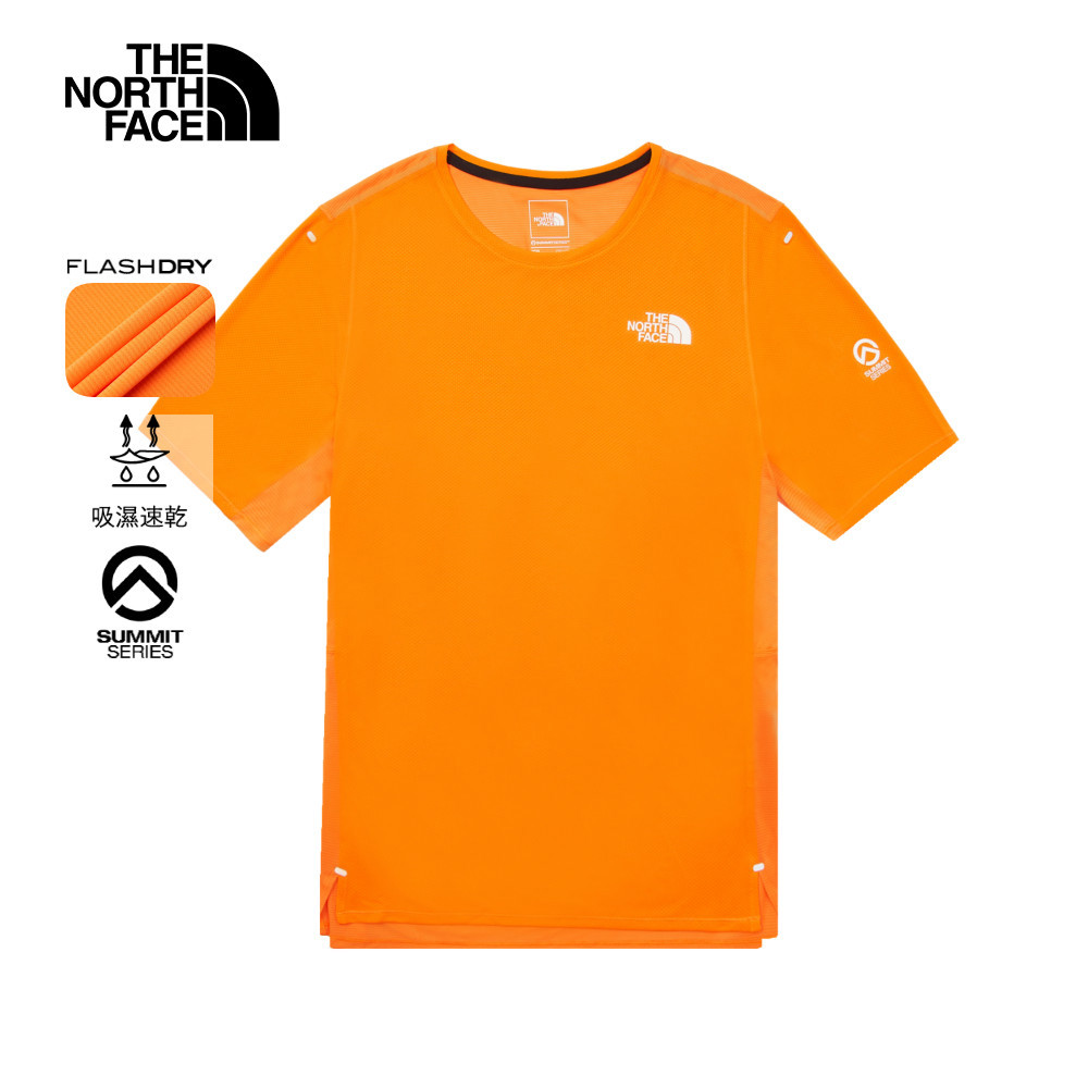男款橘色吸濕排汗短袖T恤｜88XC6HI