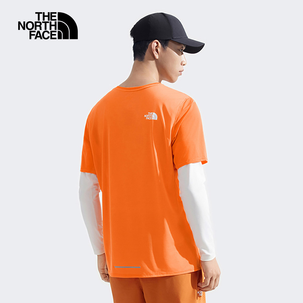 男款橘色吸濕排汗短袖T恤｜88XC6HI