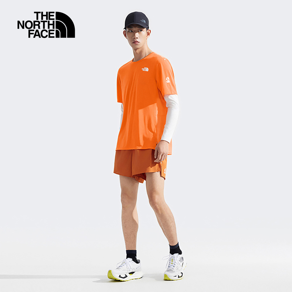 男款橘色吸濕排汗短袖T恤｜88XC6HI