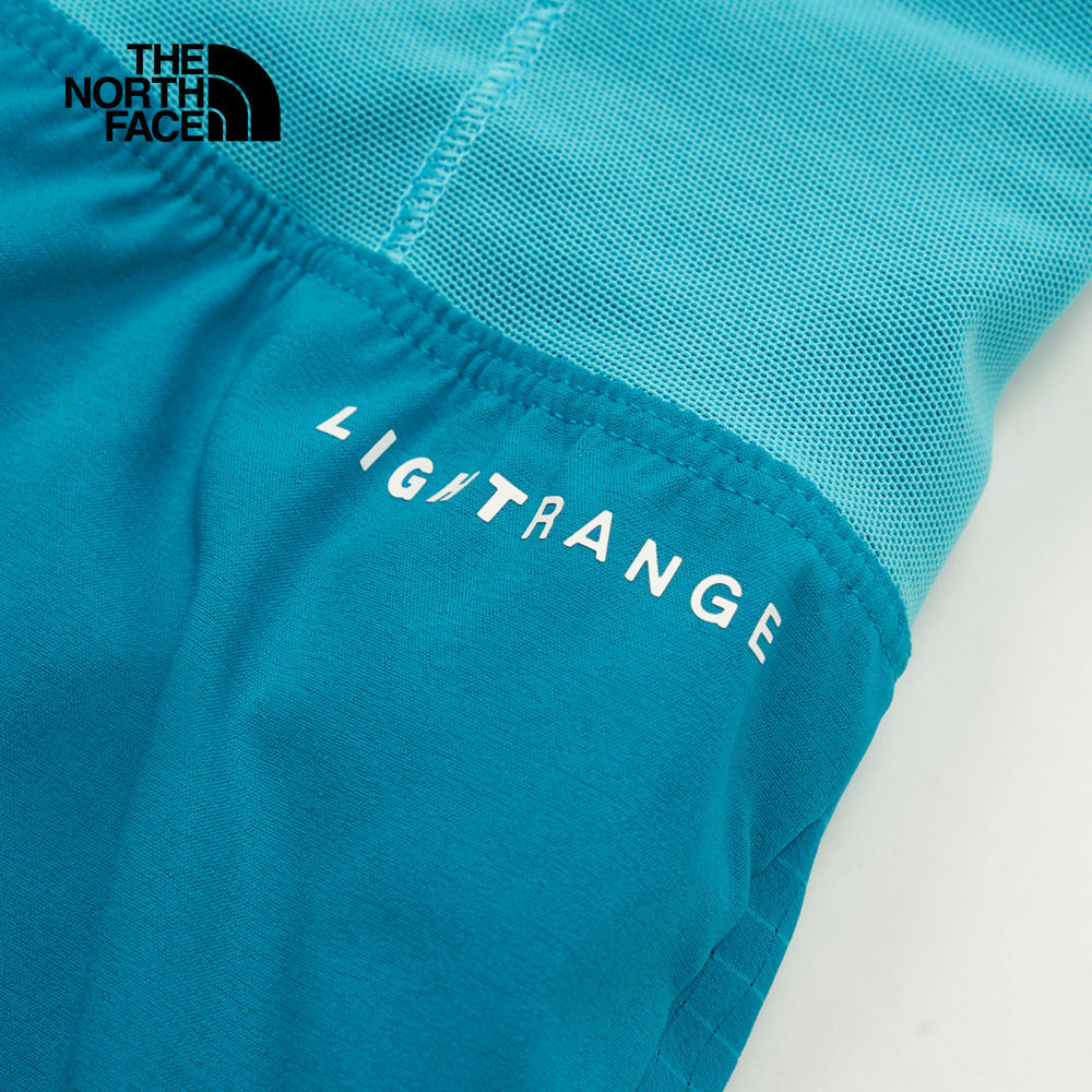 女款藍色DWR防潑水短褲｜8BB65A2